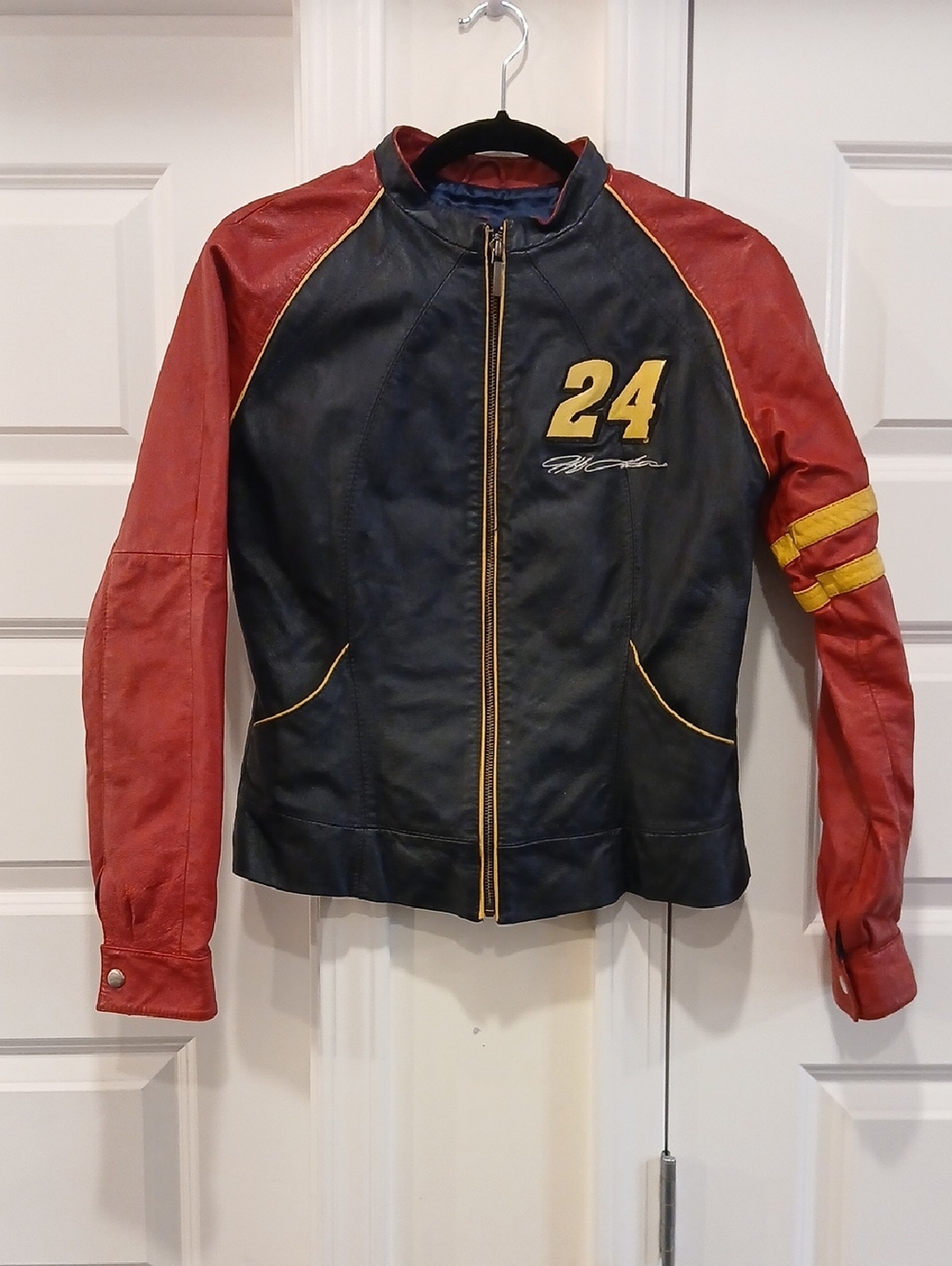 Wilsons Leather Chase Authentic Jeff Gordon Vintage Y2kLeather Jacket Size Small